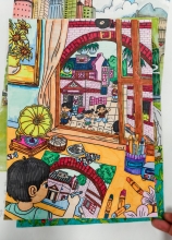 《“童”眼看淮南 “童”手绘街景》 马唯恩.jpg